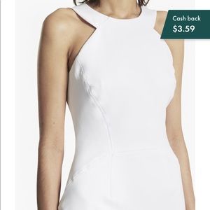 Modern Kantha Crepe Halter Neck Dress